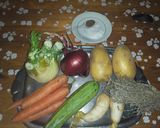 صورة لخطوة 1 من وصفة حساء الخضر