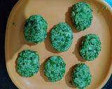 A picture of step 2 of Broccoli Spinch pea shammi.