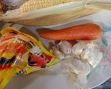 Gambar langkah 1 resipi Nasi goreng jagung.