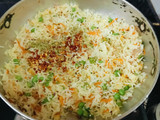 Quick Herb Rice For Tiffin