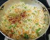 A picture of step 3 of Quick Herb Rice For Tiffin.