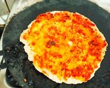 रोटी पिज़्ज़ा (roti pizza recipe in Hindi) रेसिपी चरण 4 फोटो