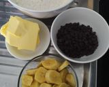 Hình bước làm 1 của món Muffin chuối socola