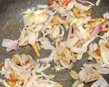 A picture of step 2 of Peri Peri Mayo Vegetable Wrap.