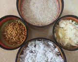 A picture of step 1 of Methi Ganji.