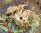 A picture of step 3 of Double patti burger.