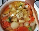 Egyszerű zöldségkrémleves recept fázis 3 fotója