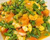 Foto langkah ke 5 dari resep Balado udang mix kacang panjang by sheila🩷.