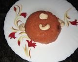 A picture of step 6 of Banana kesari.