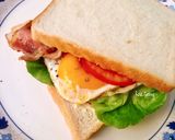 Hình bước làm 3 của món Bánh Mì Sandwich Kẹp