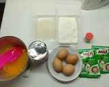 Foto langkah ke 1 dari resep Bolu milo oven.