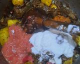 A picture of step 6 of Beef yakhni pulao biryani.