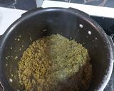 A picture of step 1 of Bitter gourd Staffing Mutton mince.