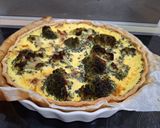 Une image de l'étape 4 de Quiche brocolis provençale.