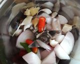 A picture of step 2 of Royal Dal Bati chokha.