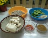 Foto langkah ke 1 dari resep Udang tauco pete cabe ijo.