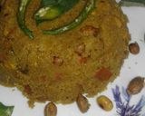 A picture of step 4 of Upma.