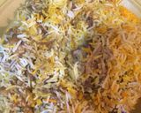 A picture of step 5 of چکن بریانی.