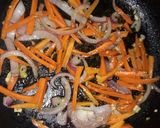 A picture of step 2 of Fusilli Pasta Stir Fry.