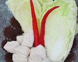 Foto langkah ke 1 dari resep Sawi putih tahu santan.