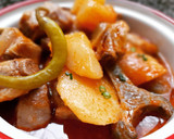 Foto del paso 9 de la receta: Patatas estofadas con costillas y alcachofas