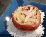 Une image de l'étape 11 de Oignons à la carbonara.