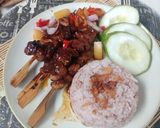 Foto langkah ke 6 dari resep Sate Ayam Pedas.