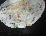 Potato dhaniya parantha recipe step 4 photo