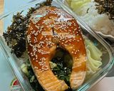 รูปขั้นตอนการทำที่ 4 ของ แซลมอนย่างซอสเทอริยากิ