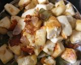 A picture of step 2 of Paneer Capsicum.