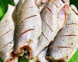 Hình bước làm 1 của món Khô Cá Đù Một Nắng