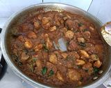 A picture of step 11 of Prawn & Mushroom Xacuti.