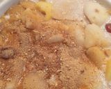 Gyömbéres Fahéjas Gyümölcsös rizstejszínes leves 🍐 körte 🍒 Alma 🍎🍒(rántásmentes habarásmentes) recept fázis 7 fotója