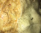 A picture of step 5 of Alfredo.