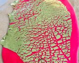 A picture of step 2 of How to use gold leaf with fondant.