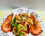 Foto del paso 6 de la receta: Arroz con mariscos!
