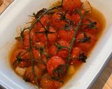 A picture of step 3 of Slow cooked tomatoes.