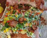 A picture of step 5 of Sunhine's bacon wrapped porkloin.