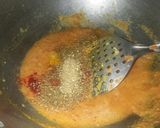 A picture of step 2 of Kashmiri paneer.