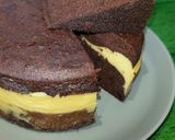 Foto langkah ke 14 dari resep Brownies Coklat Keju Kukus ala Chef.