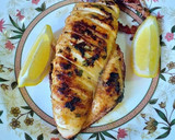 Foto del paso 13 de la receta: Calamar a la plancha al limón con ajos garrapiñados y perejil