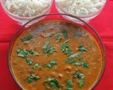 A picture of step 5 of Mung masala.