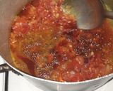 A picture of step 3 of Beans with dryfish.