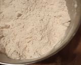 A picture of step 1 of Tahini Fried Bread.