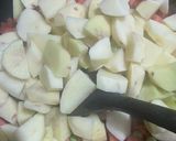 A picture of step 4 of Mix Potato peas carrots curry.