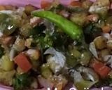 A picture of step 6 of Ragra chana chat.