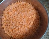 A picture of step 1 of Red lentils appe.