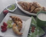 "Májkrémes-sajtos, gyors uzsonnakifli" recept fázis 3 fotója