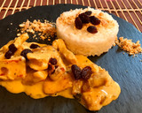 Foto del paso 6 de la receta: Curry de pavo y arroz con tierra de almendras y pasas