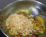 A picture of step 3 of Bengali Masala Khichdi.